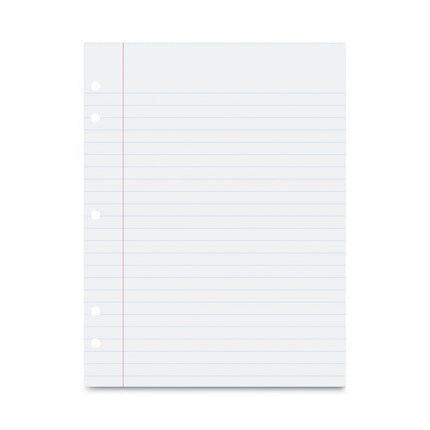 Composition Paper, 5-Hole, 8 X 10.5, Wide/legal Rule, 500/pack