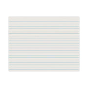 Skip-A-Line Ruled Newsprint Paper, 3/4" Two-Sided Long Rule, 8.5 x 11, 500/Ream