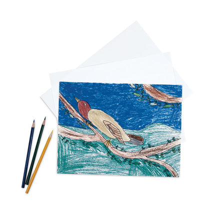 White Drawing Paper, 57 lb Text Weight, 9 x 12, Pure White, 500/Ream