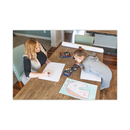 White Drawing Paper, 57 lb Text Weight, 24 x 36, Pure White, 250/Pack