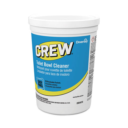 Crew Easy Paks Toilet Bowl Cleaner, Fresh Floral Scent, 0.5 Oz Packet, 90 Packets/tub, 2 Tubs/carton