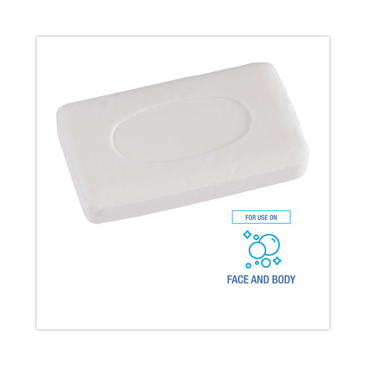 Face and Body Amenity Soap, Paper Wrapped, Floral Scent, # 3 Bar, 144/Carton