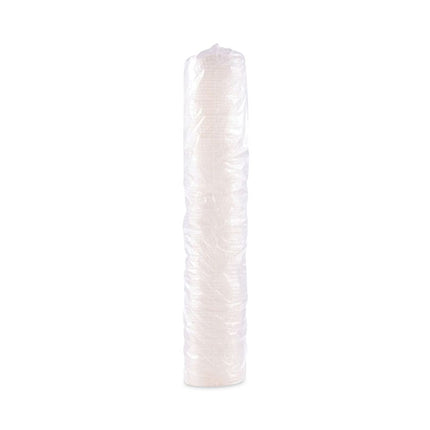 Plastic Cold Cup Lids, Fits 12 oz to 20 oz Cold Cups, Clear, 1,000/Carton