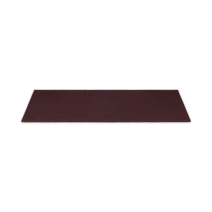 Deep Scrub Pads, 20 x 14, Maroon, 10/Carton