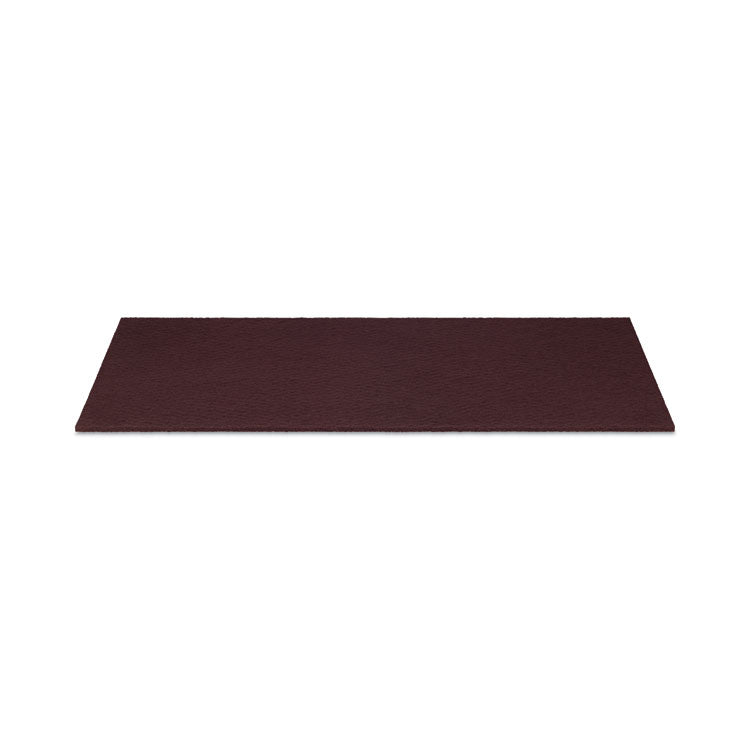 Deep Scrub Pads, 28 x 14, Maroon, 10/Carton
