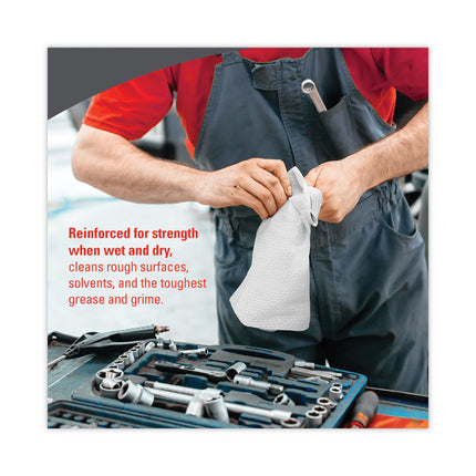 X80 Cloths, HYDROKNIT, BRAG Box, 11.1 x 16.8, White, 160/Carton