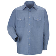 Red Kap® Men's Long Sleeve Deluxe Western Style Shirt / SC14LB