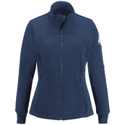 Bulwark® Women's Fleece FR Zip-Up Jacket / SEZ3NV