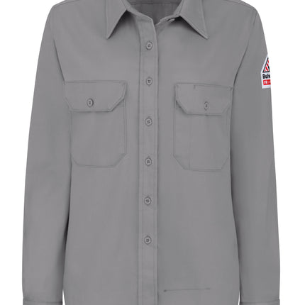Bulwark® Women's Midweight FR Dress Uniform Shirt / SLU3SYB