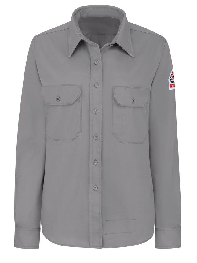 Bulwark® Women's Midweight FR Dress Uniform Shirt / SLU3SYB