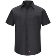 Red Kap® Men's Short Sleeve Work Shirt with MIMIX® / SX20BK