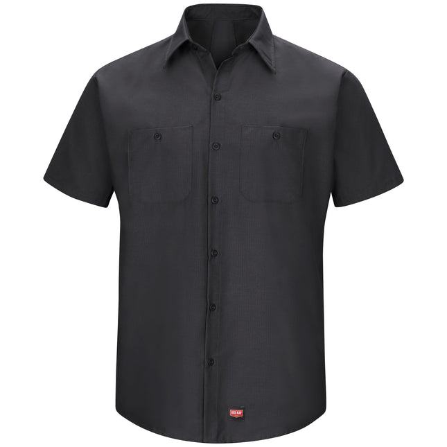 Red Kap® Men's Short Sleeve Work Shirt with MIMIX® / SX20BK