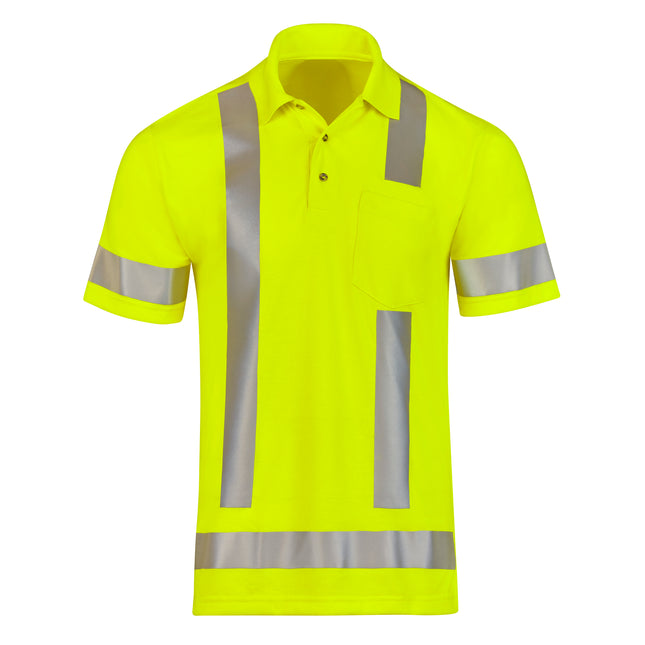 Red Kap® Men's Hi-Visibility Performance Core Polo, Type R Class 3 / SK03HV