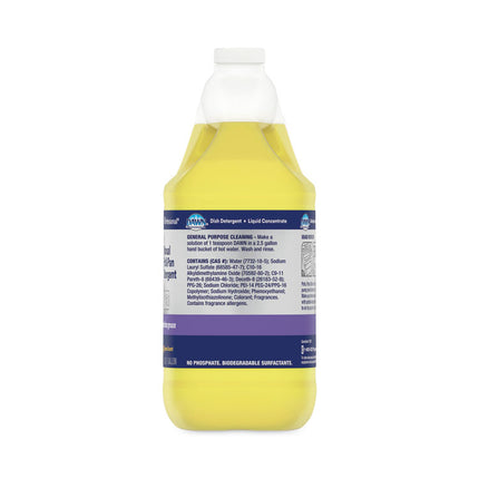 Manual Pot/pan Dish Detergent, Lemon, 4/carton