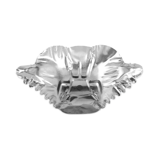 Crab Shell-Economy, 2.7 x 4.88 x 0.71, Silver, Aluminum, 250/Pack, 4 Packs/Carton