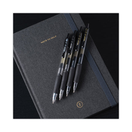 G2 Premium Gel Pen, Retractable, Bold 1 mm, Black Ink, Smoke/Black Barrel, Dozen
