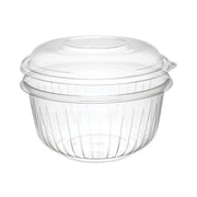 PresentaBowls Bowl/Lid Combo-Paks, 48 oz, Clear, Plastic, 126/Carton