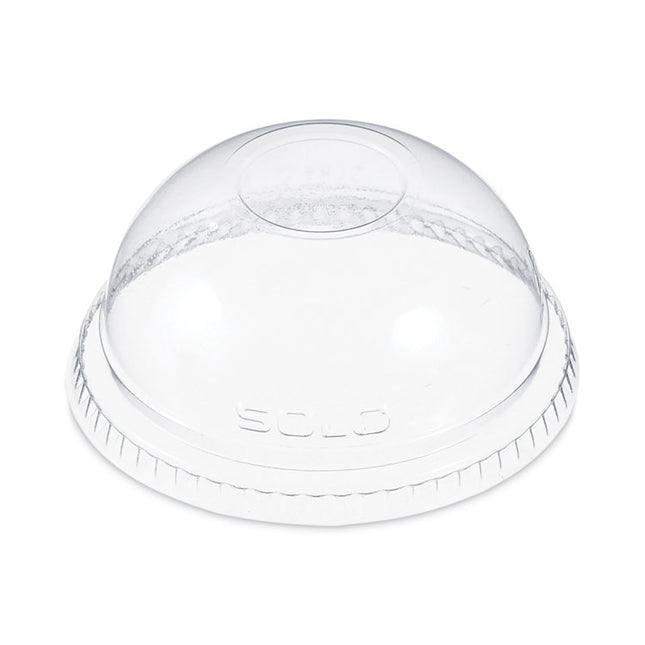 Plastic Dome Lid, Fits 9 oz to 10 oz Cold Cups, Clear, 1,000/Carton