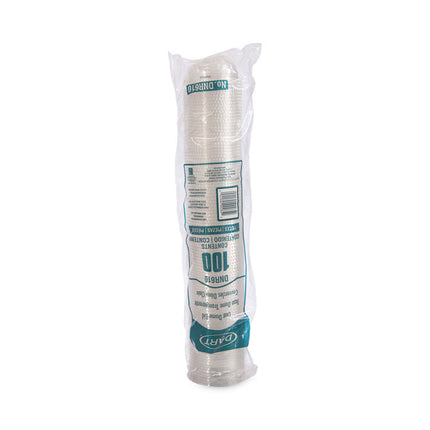 Plastic Dome Lid, Fits 9 oz to 10 oz Cold Cups, Clear, 1,000/Carton