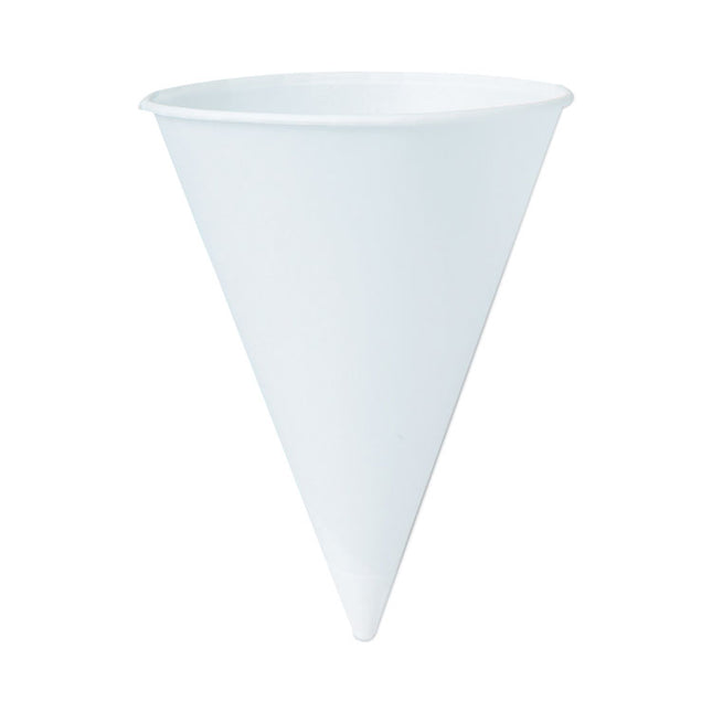 Cone Water Cups, 8 oz, Paper, White, 250/Bag, 10 Bags/Carton