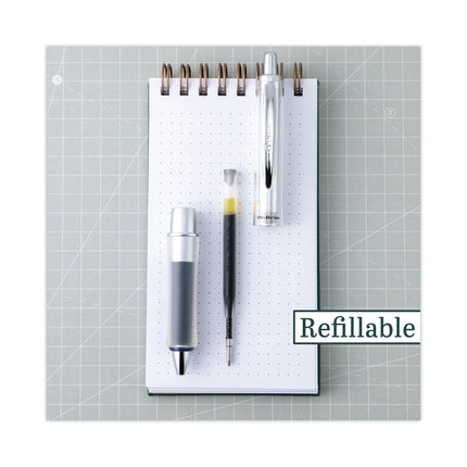 Refill For Pilot Dr. Grip Center Of Gravity Ballpoint Pens, Medium Conical Tip, Black Ink, 2/pack