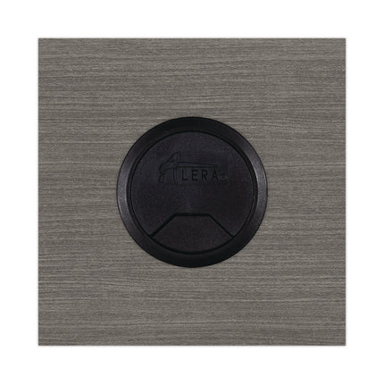 Alera Valencia Series Straight Front Desk Shell, 59.13" x 29.5" x 29.63", Gray