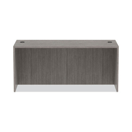 Alera Valencia Series Straight Front Desk Shell, 65" x 29.5" x 29.63", Gray