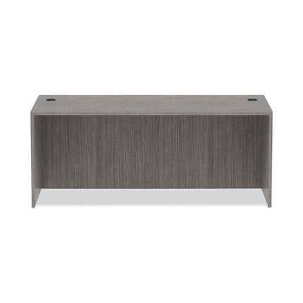Alera Valencia Series Straight Front Desk Shell, 71" x 35.5" x 29.63", Gray