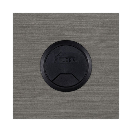 Alera Valencia Series Reversible Return/Bridge Shell, 42w x 23.63d x 29.5h, Gray