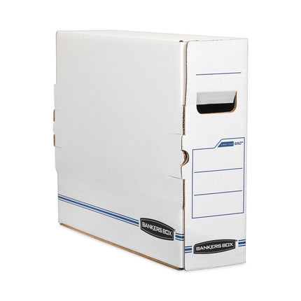 X-Ray Storage Boxes, 5" X 18.75" X 14.88", White/blue, 6/carton