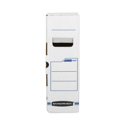 X-Ray Storage Boxes, 5" X 18.75" X 14.88", White/blue, 6/carton