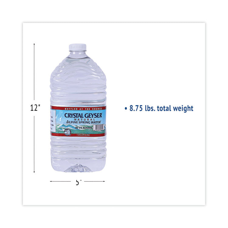 Alpine Spring Water, 1 Gal Bottle, 6/Carton