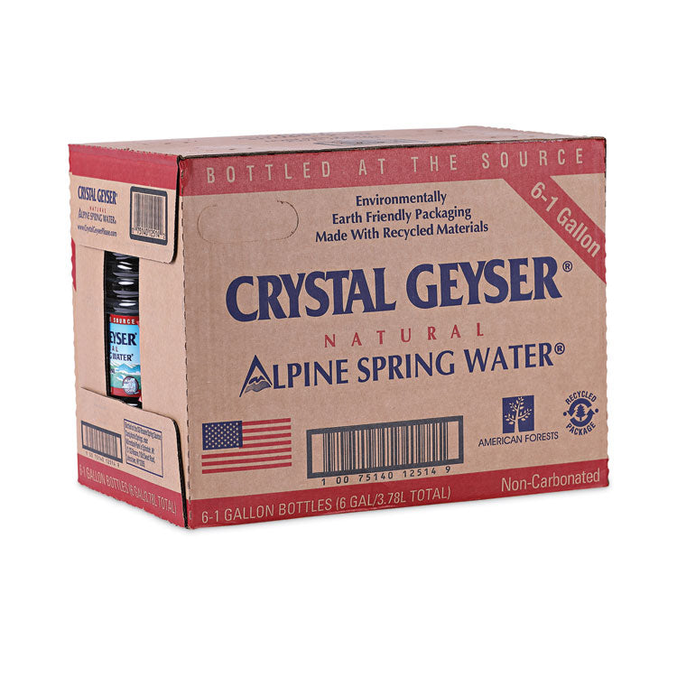 Alpine Spring Water, 1 Gal Bottle, 6/Carton