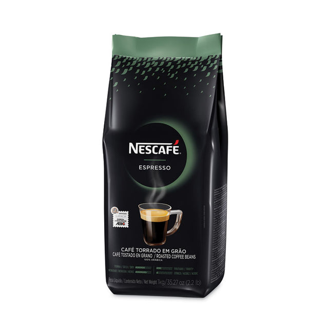 Espresso Whole Bean Coffee, Arabica, 2.2 Lb Bag, 6/Carton