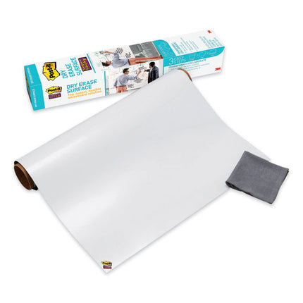 Dry Erase Surface, Laminate Film, 36" x 7 mil x 24", White