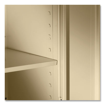 78" High Deluxe Cabinet, 36w X 24d X 78h, Light Gray