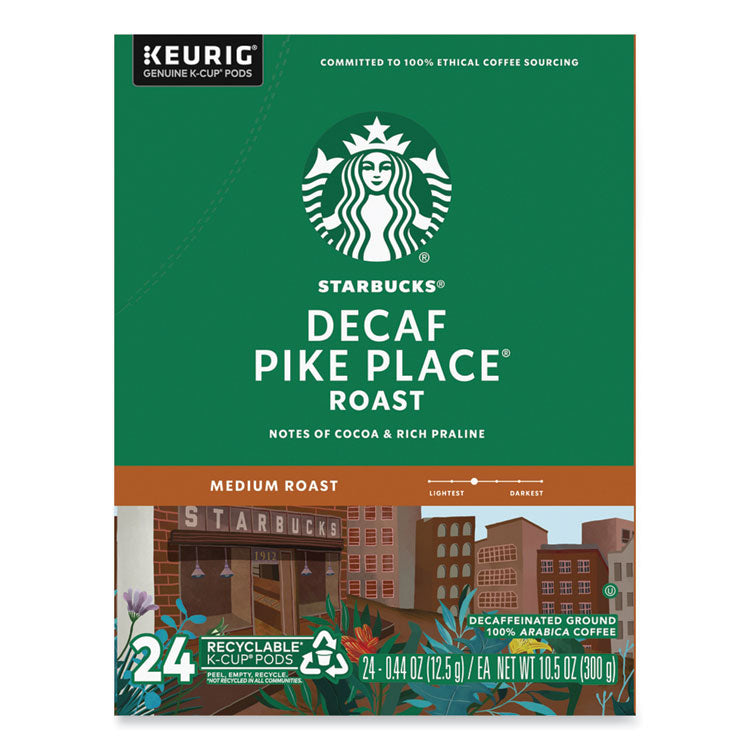 Pike Place Decaf Coffee K-Cups, 96/carton