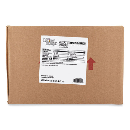 Candy Assortments, Peppermint Puffs Candy, 5 lb Carton