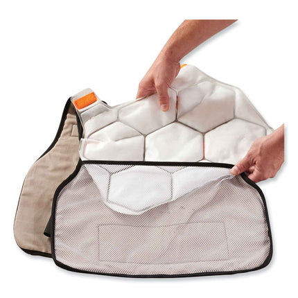 Chill-Its 6220 Phase Change Cooling Vest Charge Packs, Small/Medium, 12 x 16.25