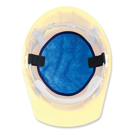 Chill-Its 6715CT Hard Hat Cooling Pad - PVA, 7 x 6.5, Blue