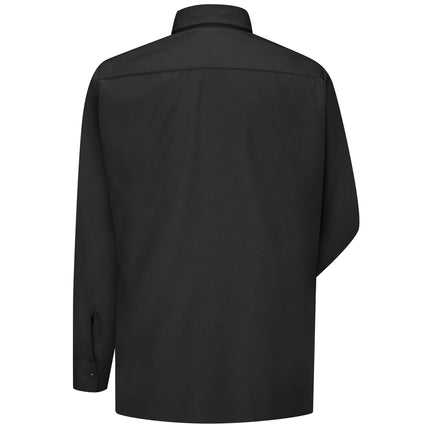 Red Kap® Men's Long Sleeve Solid Rip Stop Shirt / SY50BK