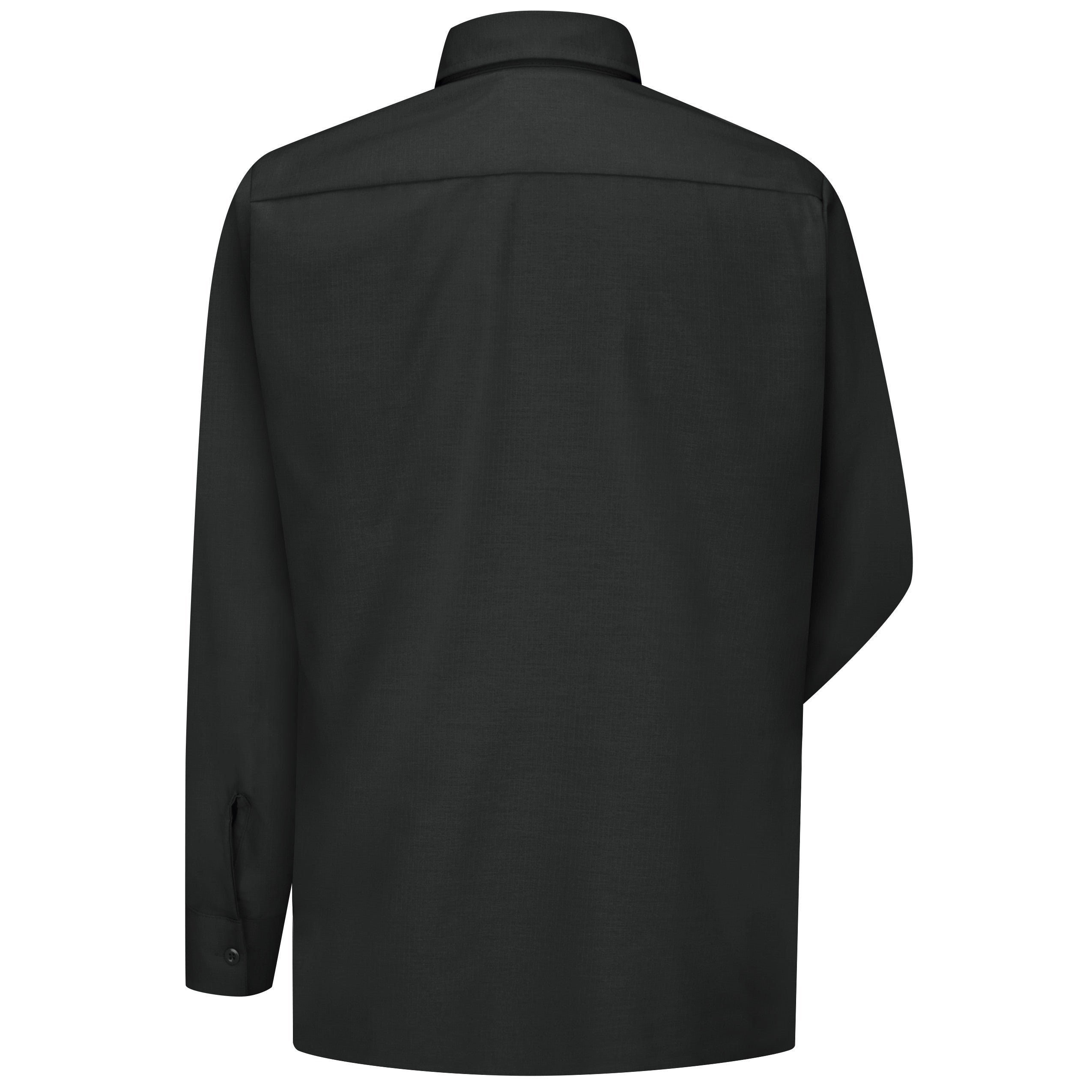 Red Kap® Men's Long Sleeve Solid Rip Stop Shirt / SY50BK