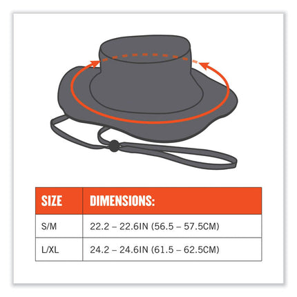Chill-Its 8936 Lightweight Mesh Paneling Ranger Hat, Small/Medium, Olive