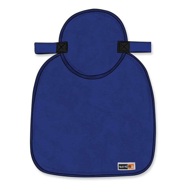 Chill-Its 6717FR FR Cooling Hard Hat Pad and Neck Shade, 12.5 x 9.75, Blue