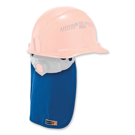 Chill-Its 6717FR FR Cooling Hard Hat Pad and Neck Shade, 12.5 x 9.75, Blue