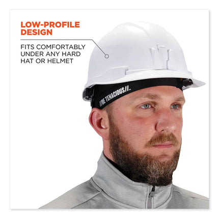 Chill-Its 6632 Performance Knit Cooling Skull Cap, Polyester/Spandex, One Size Fits Most, Black