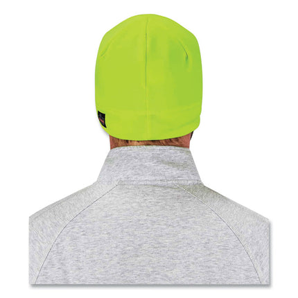 N-Ferno 6804 Skull Cap Winter Hat with LED Lights, One Size Fits Mosts, Lime