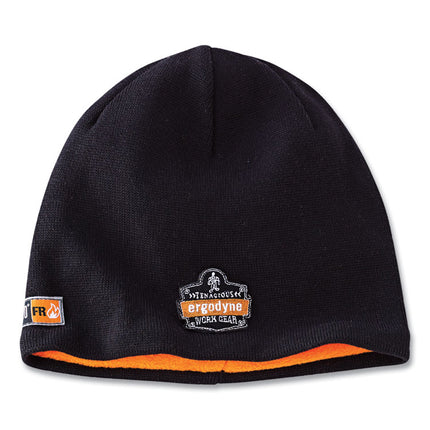 N-Ferno 6820 FR Cotton Fleece Knit Hat, One Size Fits Most, Black