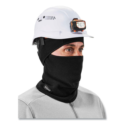 N-Ferno 6826 2-Piece Fleece Balaclava Face Mask, One Size Fits Most, Black