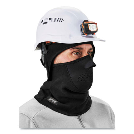 N-Ferno 6827 2-Piece Fleece Neoprene Balaclava Face Mask, One Size Fits Most, Black